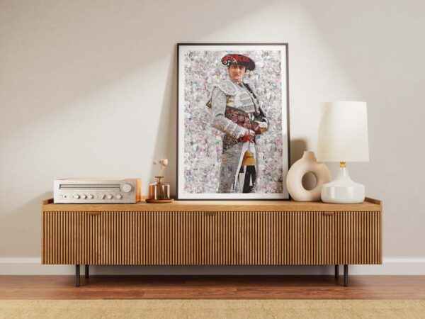 Cuadro Torero Andres Roca Rey, cuadros modernos de toreros, arte taurino