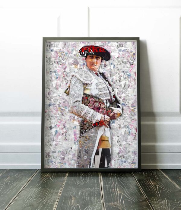 Cuadro Torero Andres Roca Rey, cuadros modernos de toreros, arte taurino