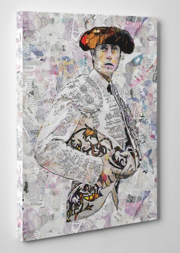 Cuadro Torero Finito de Cordoba. Cuadros modernos de toreros, arte taurino