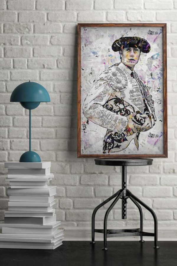 Cuadro Torero Finito de Cordoba. Cuadros modernos de toreros, arte taurino