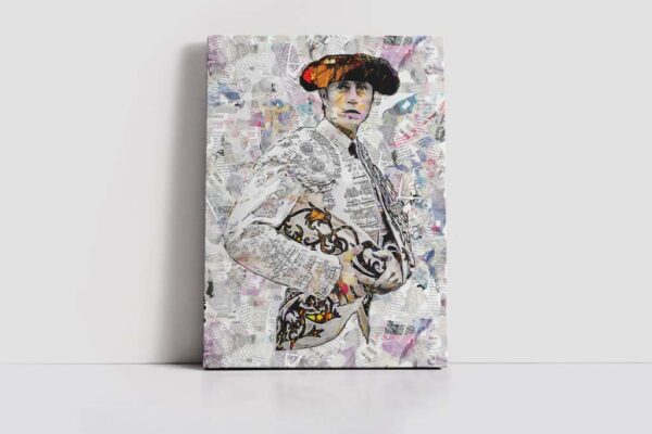Cuadro Torero Finito de Cordoba. Cuadros modernos de toreros, arte taurino