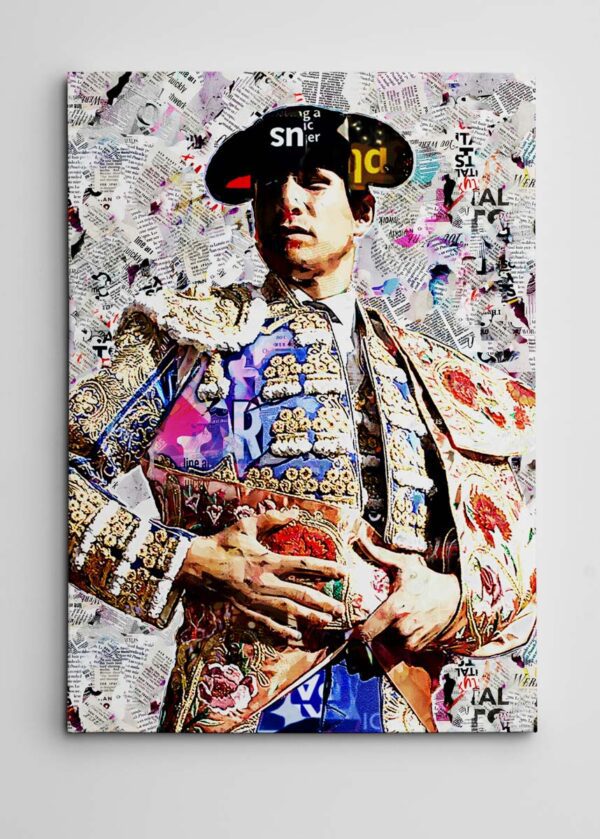 Cuadro Torero Jose Maria "Manzanares". Cuadros modernos de toreros, arte taurino