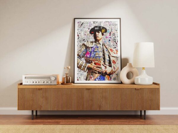 Cuadro Torero Jose Maria "Manzanares". Cuadros modernos de toreros, arte taurino