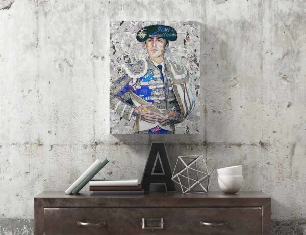 Cuadro Torero Miguel Angel Perera. Cuadros modernos de toreros, arte taurino.