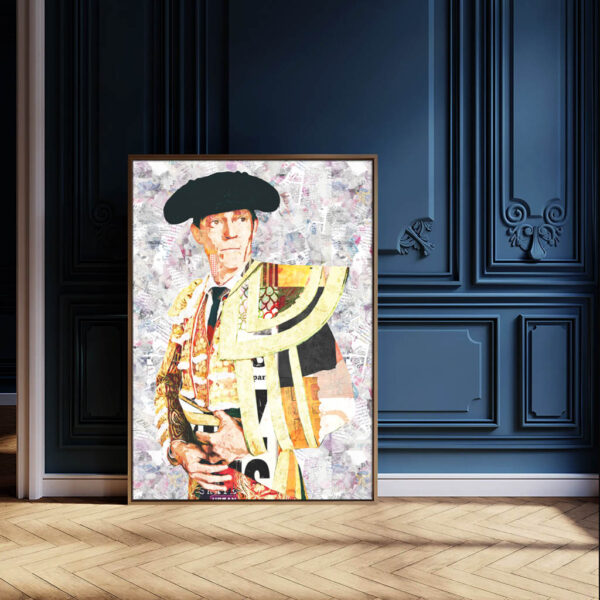 Borja Jimenez Torero, cuadros modernos de toreros, arte taurino moderno, decoración cuadro