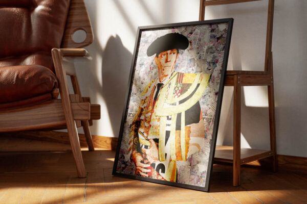 Borja Jimenez Torero, cuadros modernos de toreros, arte taurino moderno, decoración cuadro
