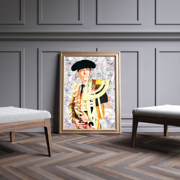 Borja Jimenez Torero, cuadros modernos de toreros, arte taurino moderno, decoración cuadro
