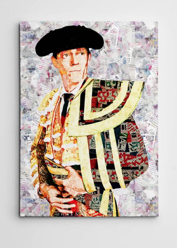 Borja Jimenez Torero, cuadros modernos de toreros, arte taurino moderno, decoración cuadro