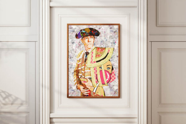 Borja Jimenez Torero, cuadros modernos de toreros, arte taurino moderno, decoración cuadro