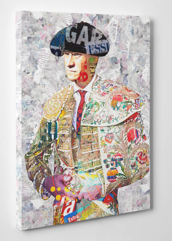 Daniel Luque Torero, cuadros modernos de toreros, arte taurino moderno, decoración cuadro