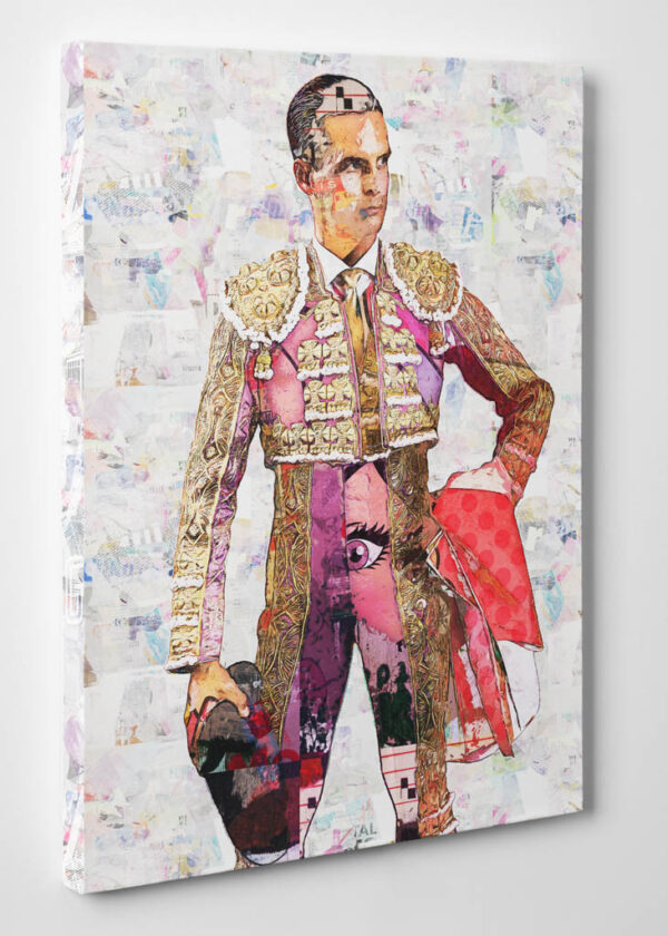David Galvan Torero, cuadros modernos de toreros, arte taurino moderno, decoración cuadro