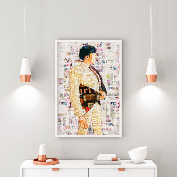 David de Miranda Torero, cuadros modernos de toreros, arte taurino moderno, decoración cuadro