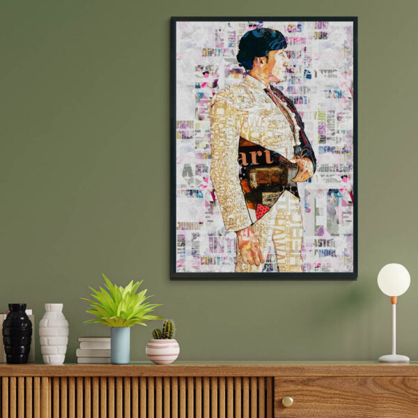 David de Miranda Torero, cuadros modernos de toreros, arte taurino moderno, decoración cuadro