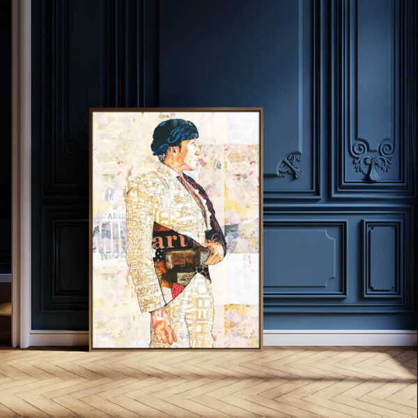 David de Miranda Torero, cuadros modernos de toreros, arte taurino moderno, decoración cuadro
