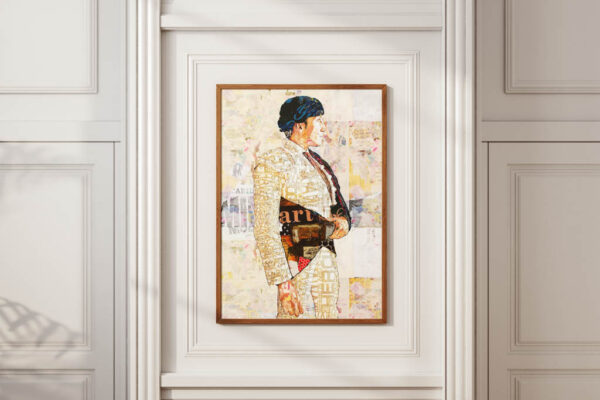 David de Miranda Torero, cuadros modernos de toreros, arte taurino moderno, decoración cuadro