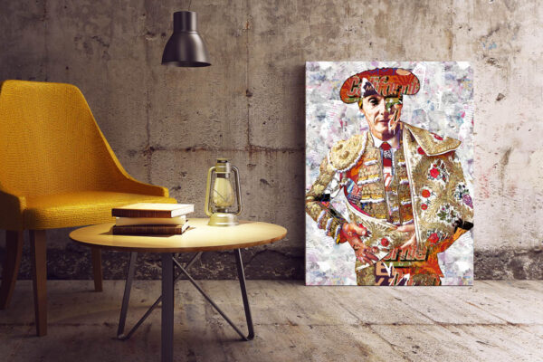 Diego Urdiales Torero, cuadros modernos de toreros, arte taurino moderno, decoración cuadro