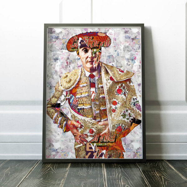 Diego Urdiales Torero, cuadros modernos de toreros, arte taurino moderno, decoración cuadro