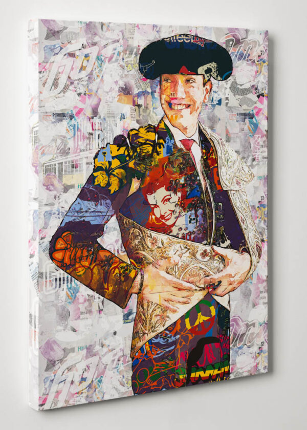 Javier Zulueta Torero, cuadros modernos de toreros, arte taurino moderno, decoración cuadro