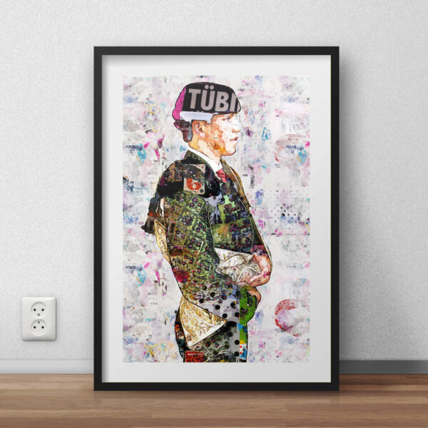 Javier Zulueta Torero, cuadros modernos de toreros, arte taurino moderno, decoración cuadro