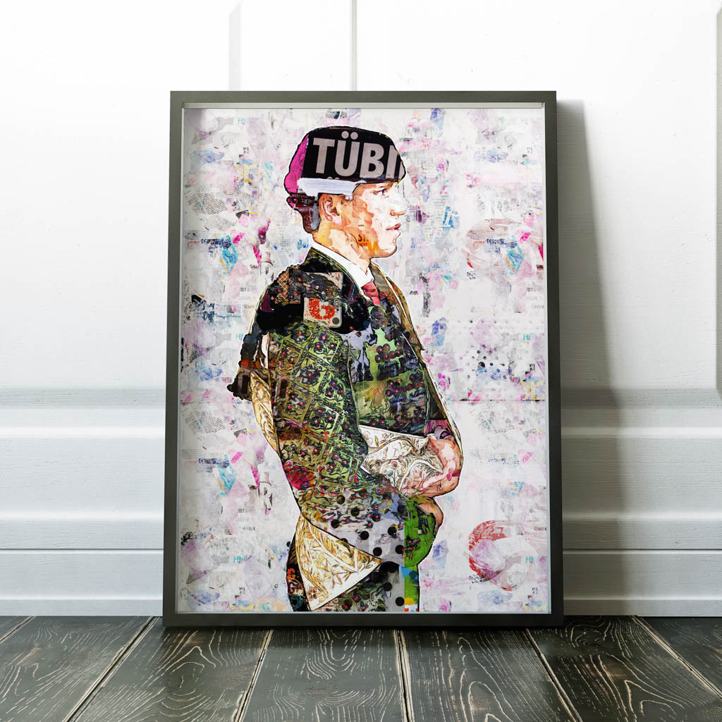 Javier Zulueta Torero, cuadros modernos de toreros, arte taurino moderno, decoración cuadro