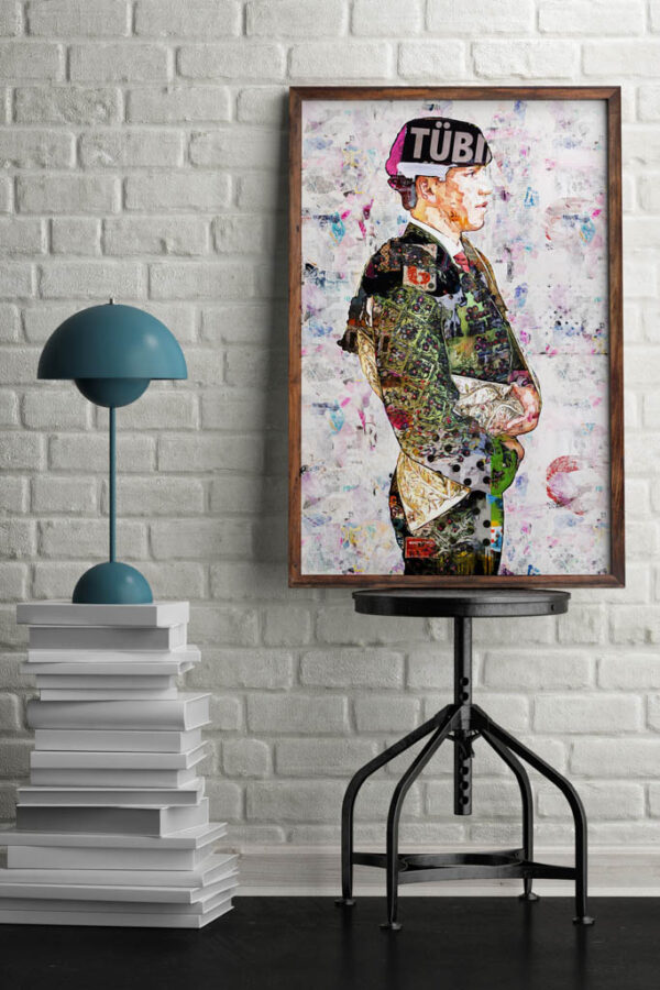 Javier Zulueta Torero, cuadros modernos de toreros, arte taurino moderno, decoración cuadro