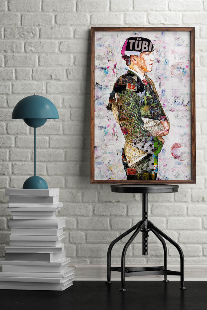 Javier Zulueta Torero, cuadros modernos de toreros, arte taurino moderno, decoración cuadro