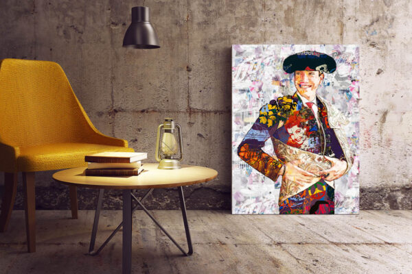 Javier Zulueta Torero, cuadros modernos de toreros, arte taurino moderno, decoración cuadro
