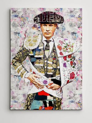 Jose Mari Manzanares Torero, cuadros modernos de toreros, arte taurino moderno, decoración cuadros toreros modernos