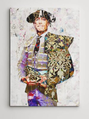 Manuel Escribano Torero, cuadros modernos de toreros, arte taurino moderno, decoración cuadros toreros modernos