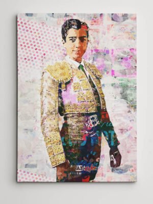 Marco Perez Torero, cuadros modernos de toreros, arte taurino moderno, decoración cuadros toreros modernos
