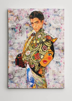 Marco Perez Torero, cuadros modernos de toreros, arte taurino moderno, decoración cuadros toreros modernos