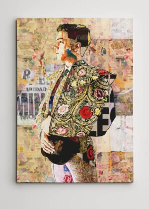 Marco Perez Torero, cuadros modernos de toreros, arte taurino moderno, decoración cuadros toreros modernos