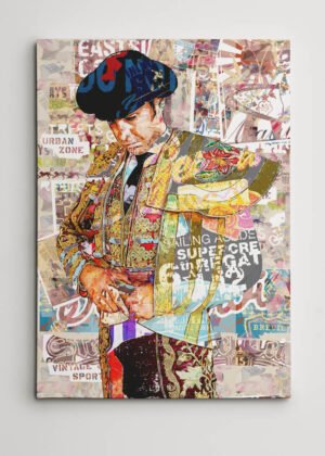 Miguel Angel Perera Torero, cuadros modernos de toreros, arte taurino moderno, decoración cuadros toreros modernos