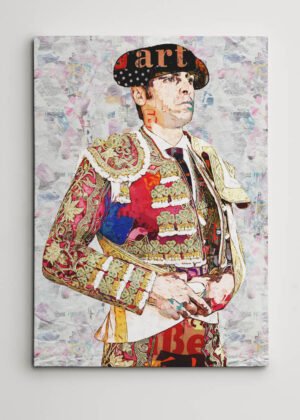 Miguel Angel Perera Torero, cuadros modernos de toreros, arte taurino moderno, decoración cuadros toreros modernos