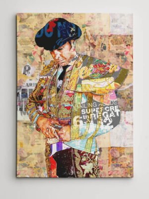 Miguel Angel Perera Torero, cuadros modernos de toreros, arte taurino moderno, decoración cuadros toreros modernos