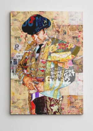 Miguel Angel Perera Torero, cuadros modernos de toreros, arte taurino moderno, decoración cuadros toreros modernos