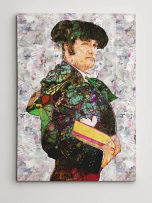Morante de la Puebla Torero, cuadros modernos de toreros, arte taurino moderno, decoración cuadros toreros modernos