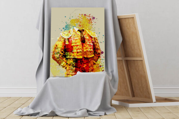 Cuadro Torero en rojo y oro - Imagen 4