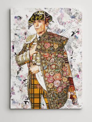 Sebastian Castella Torero, cuadros modernos de toreros, arte taurino moderno, decoración cuadros toreros modernos
