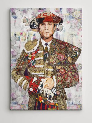 Sebastian Castella Torero, cuadros modernos de toreros, arte taurino moderno, decoración cuadros toreros modernos
