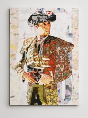 Tomas Rufo Torero, cuadros modernos de toreros, arte taurino moderno, decoración cuadros toreros modernos
