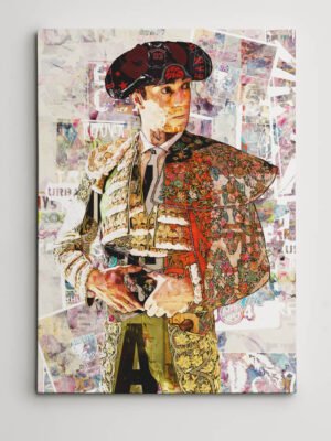 Tomas Rufo Torero, cuadros modernos de toreros, arte taurino moderno, decoración cuadros toreros modernos