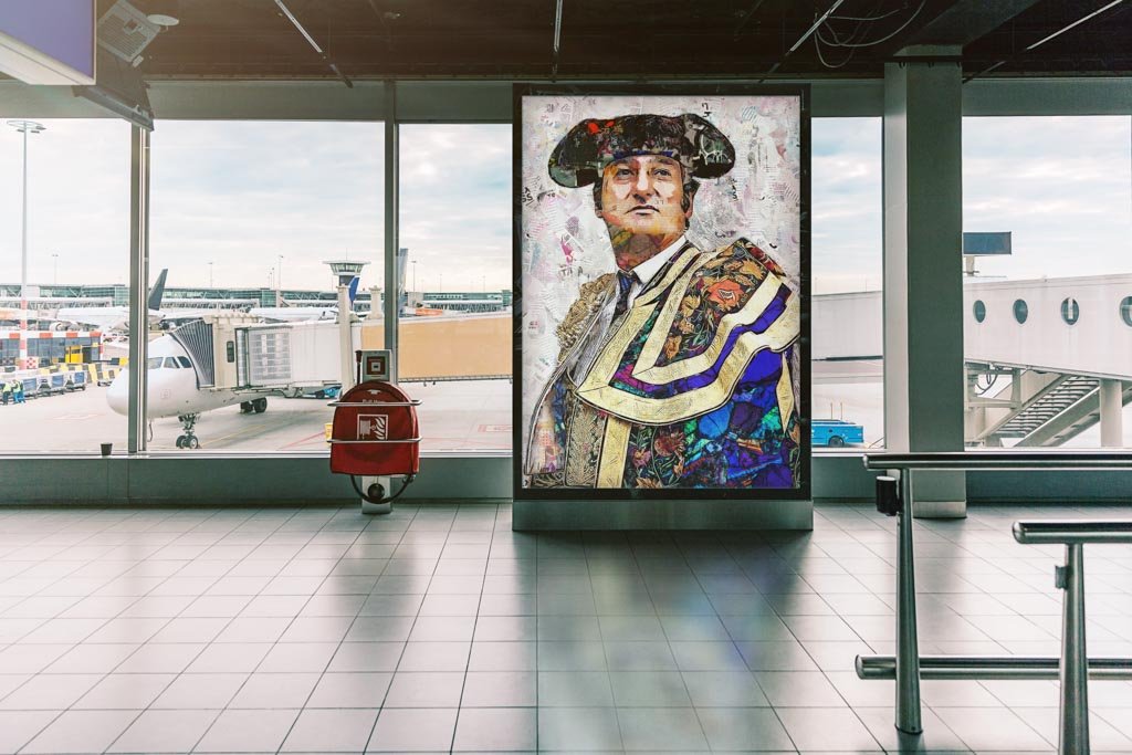 Morante de la Puebla, cuadros modernos de toreros, arte taurino moderno, decoración cuadro