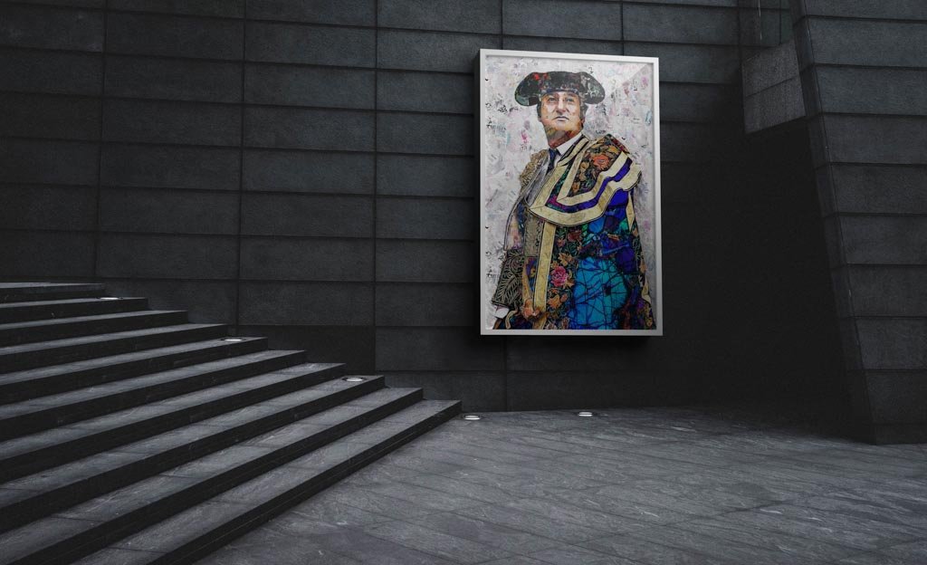 Morante de la Puebla, cuadros modernos de toreros, arte taurino moderno, decoración cuadro