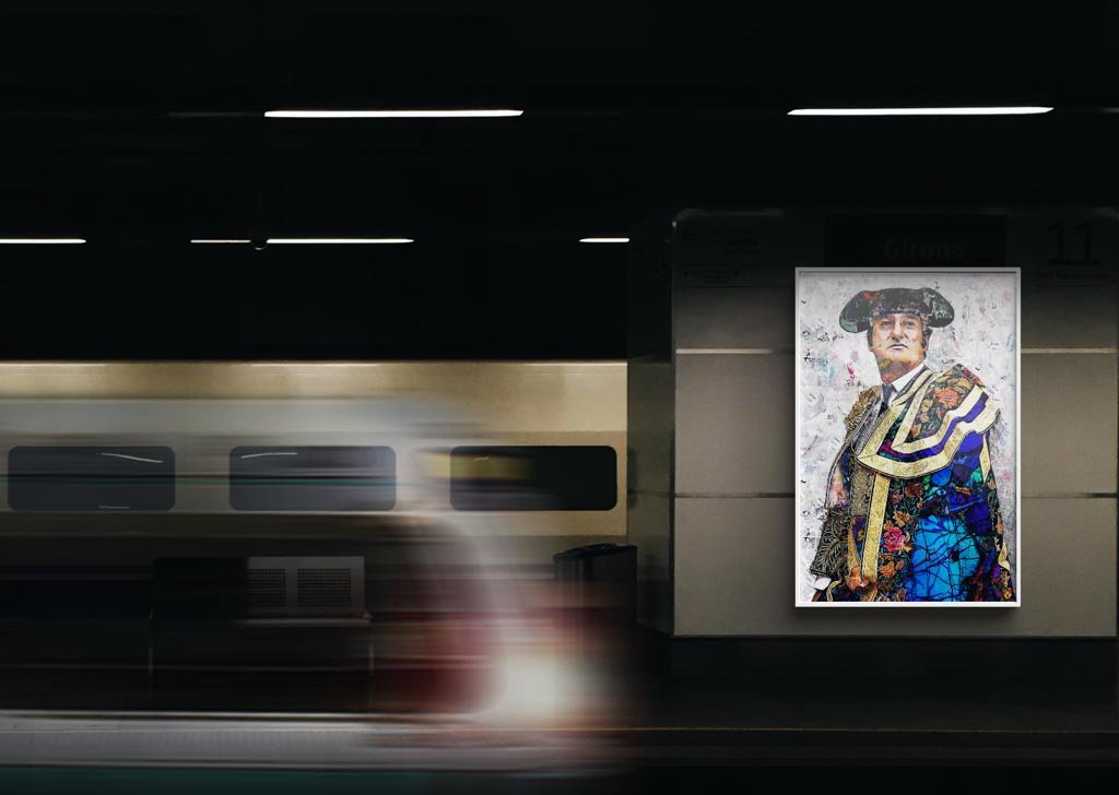 Morante de la Puebla, cuadros modernos de toreros, arte taurino moderno, decoración cuadro