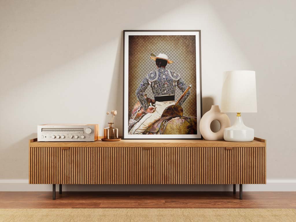 Cuadro Picador Francisco de Borja, cuadros modernos de toreros, arte taurino