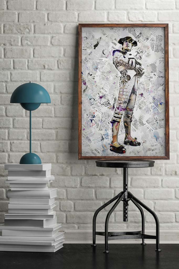 Cuadro Torero Antonio Barrera, cuadros modernos de toreros, arte taurino