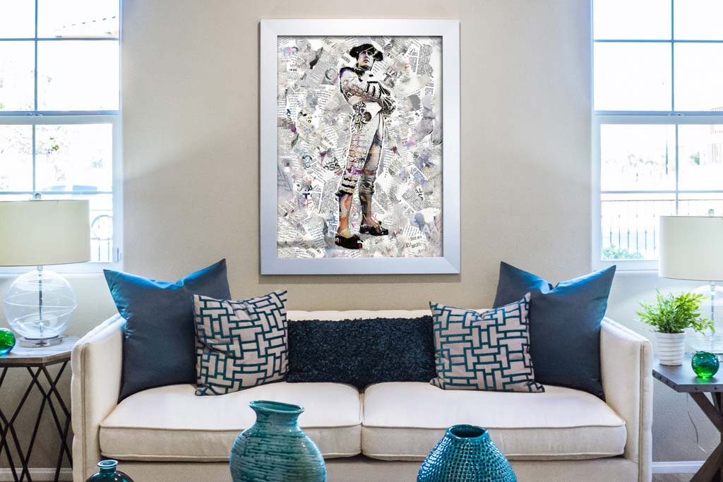 Cuadro Torero Antonio Barrera, cuadros modernos de toreros, arte taurino