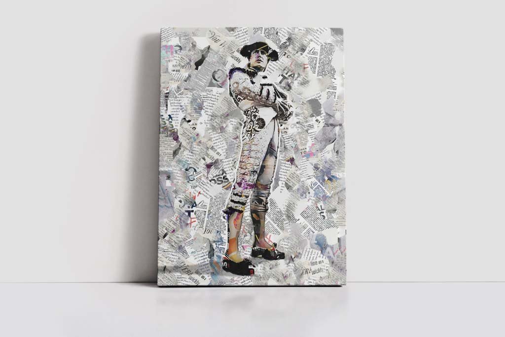 Cuadro Torero Antonio Barrera, cuadros modernos de toreros, arte taurino