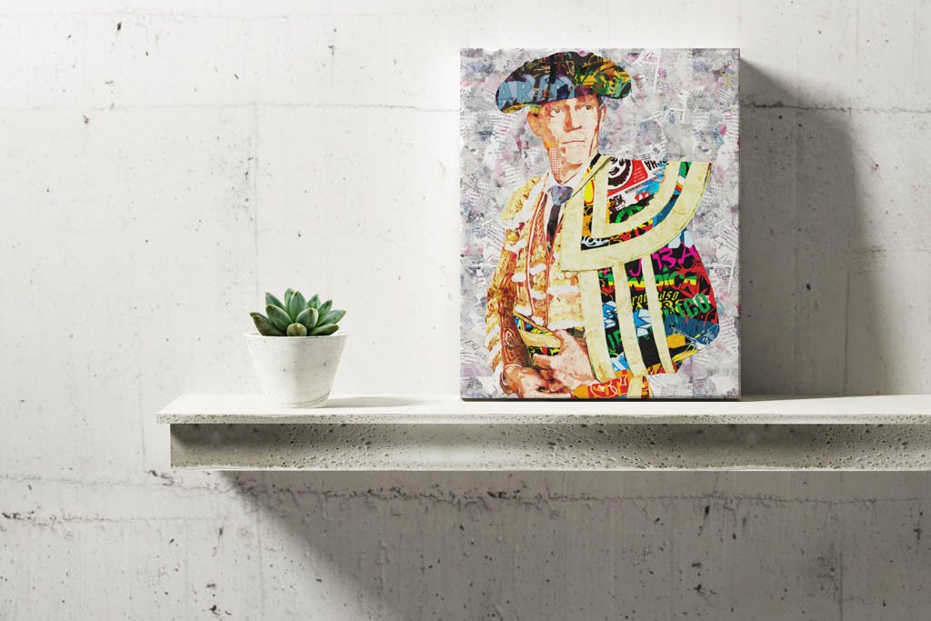 Borja Jimenez Torero, cuadros modernos de toreros, arte taurino moderno, decoración cuadro
